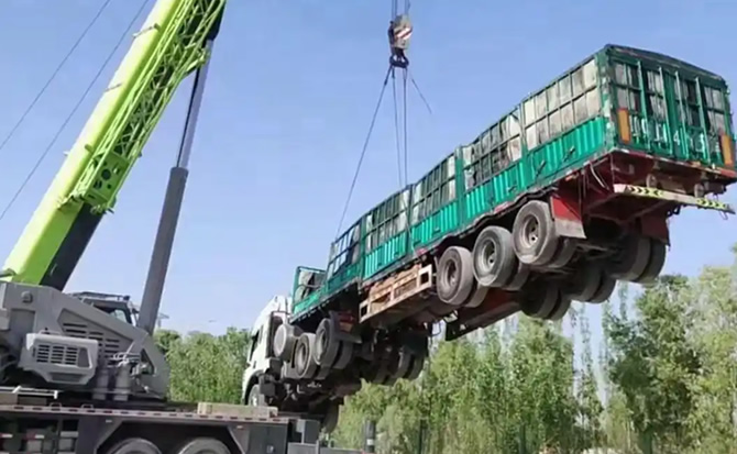 尉氏道路脱困救援案例